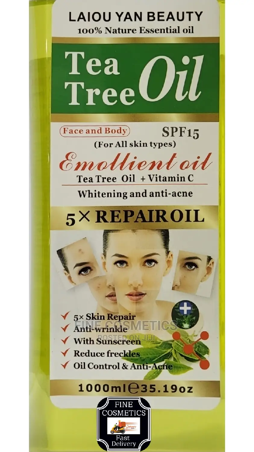 Tea Tree Oil 100% Natural Essential Whitening and Anti-Aging