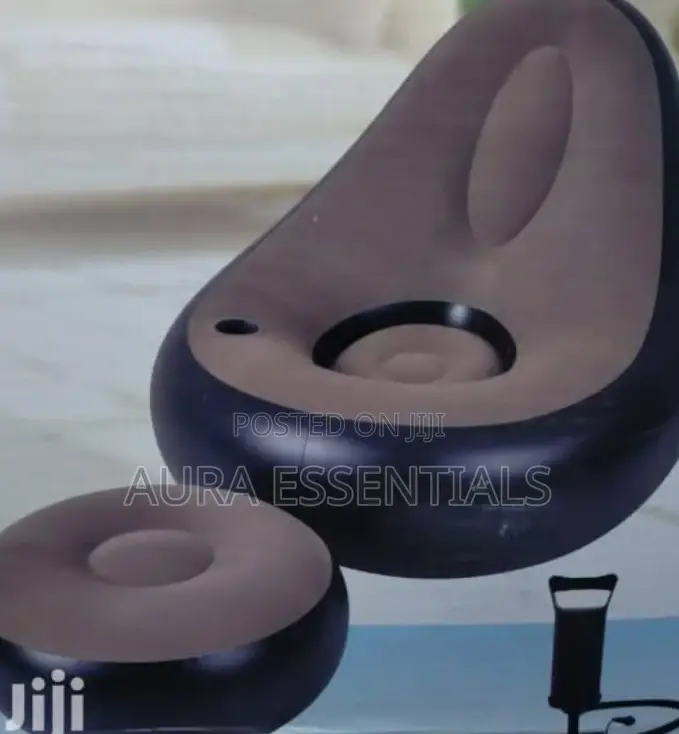 Deluxe Lounge Air Sofa Furniture With Stool