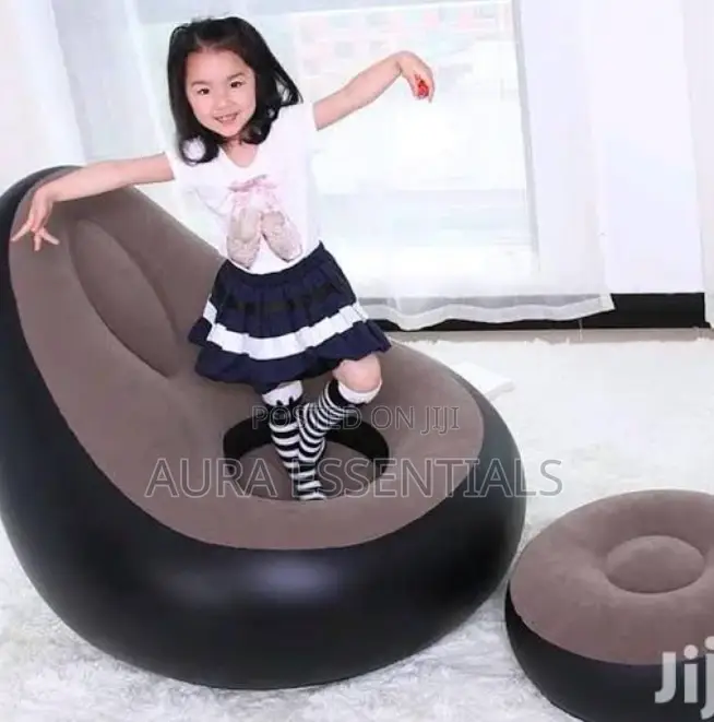 Deluxe Lounge Air Sofa Furniture With Stool