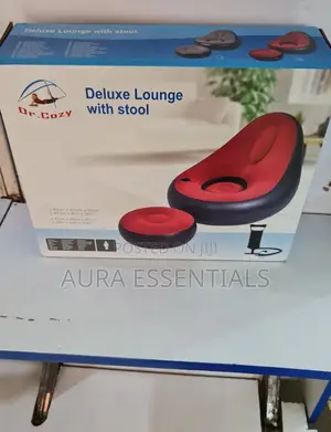 Deluxe Lounge Air Sofa Furniture With Stool