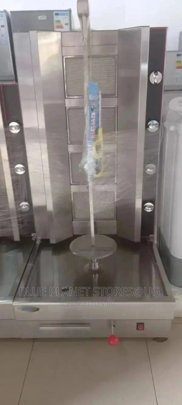 Commercial Automatic Gas Sharwama Machines || 4 Burners.