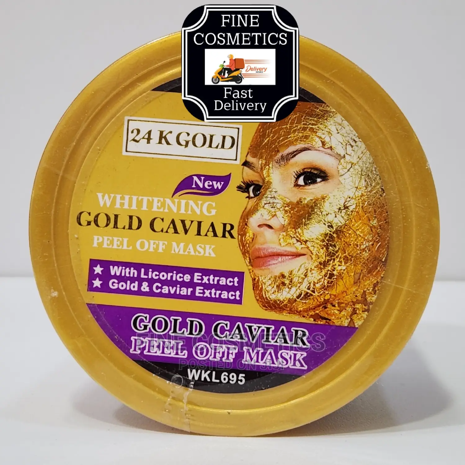 Gold Whitening Face Peel Off Mask Gold