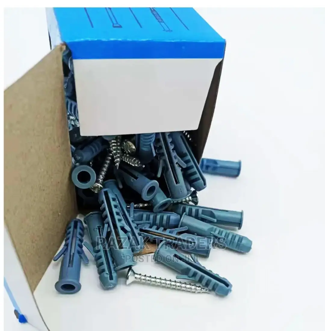 50pc Per Box Heavy-Duty With Screw/Expand Nails With Screw