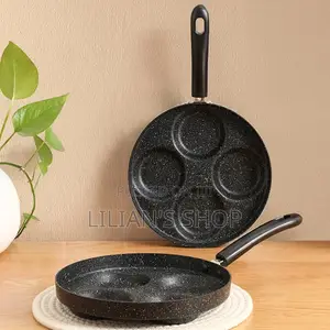Frying Pot Pan 4 Holes Non Sticky