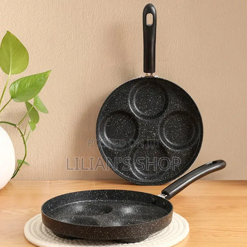 Frying Pot Pan 4 Holes Non Sticky