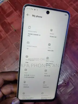 Tecno Camon 19 Pro 256 GB White