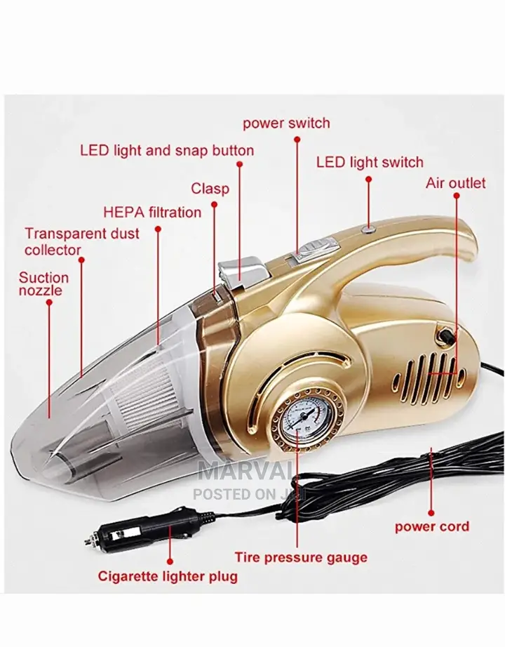 4 in 1 Vacuum Cleaner( Inflator ,Vacuum Cleaner Etc)