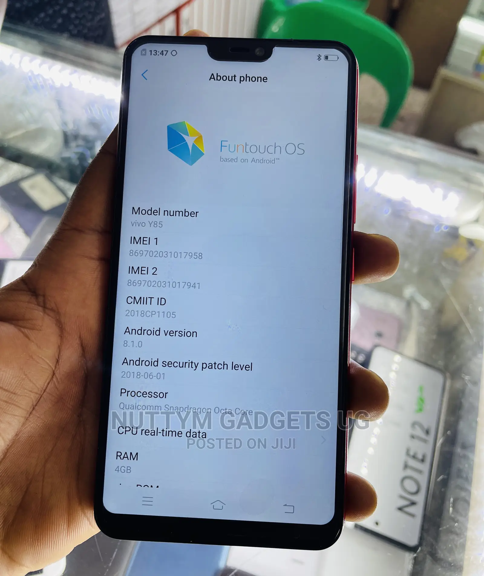 Vivo Y85 64 GB Red
