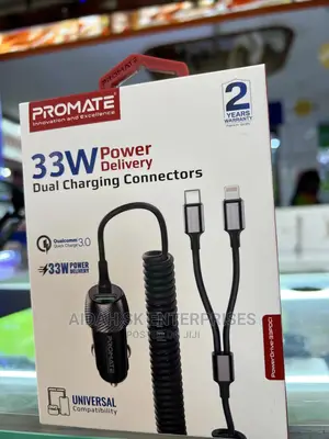 33W Power Delivery Dual Charging Connectors