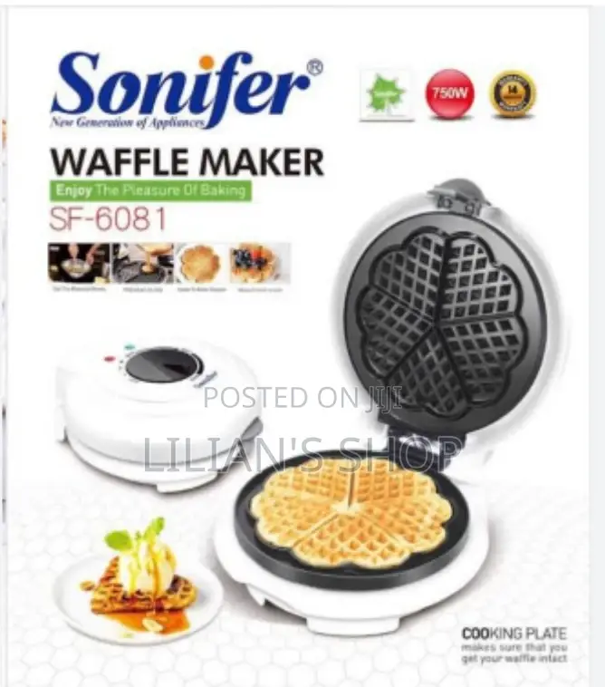 2 In1 Sonifer Waffle Maker and Ice Cone Maker