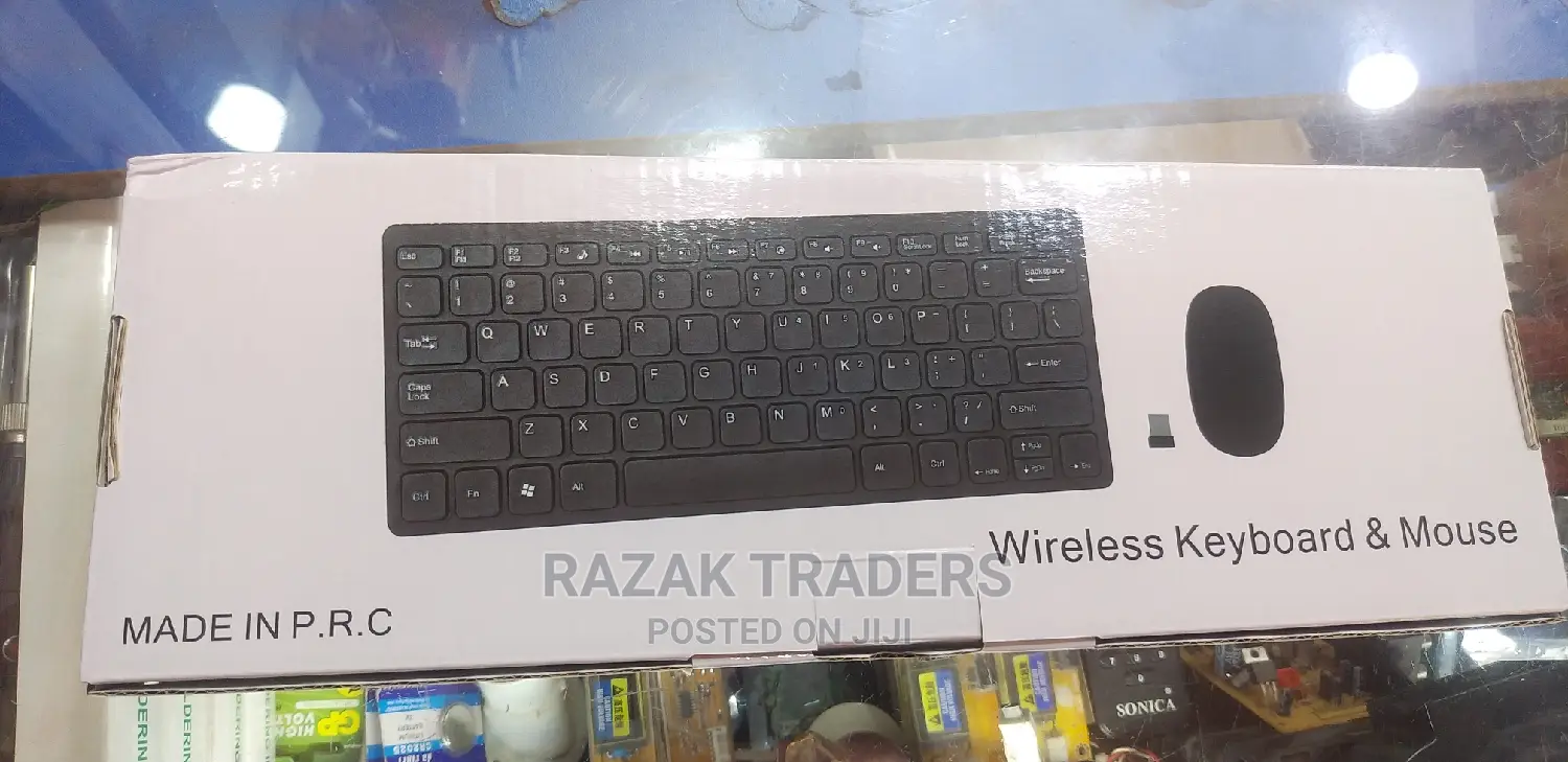 Wireless Keyboard With Mouse Combo