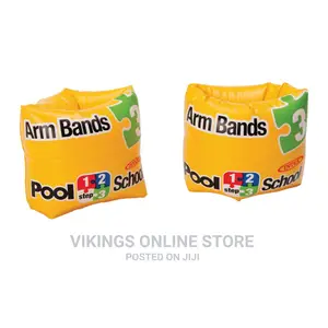 Intex 2-Piece Roll-Up Inflatable Arm Band Yellow 20 X 15cm.