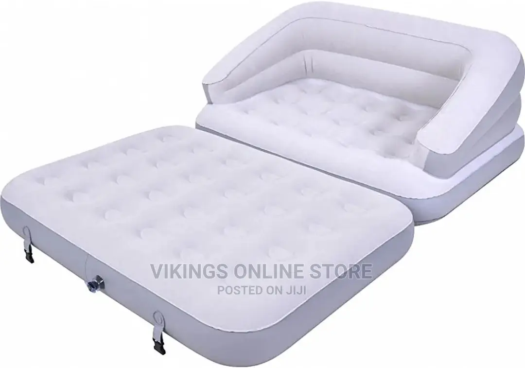 JILONG 5-In-1 Flocked Sofa Bed Furniture Indoor Air Sofa
