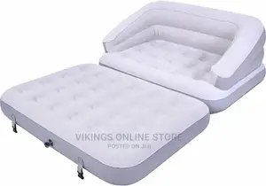 JILONG 5-In-1 Flocked Sofa Bed Furniture Indoor Air Sofa