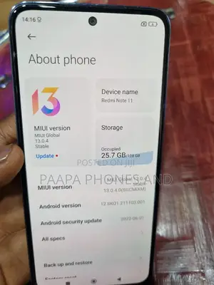 Xiaomi Redmi Note 11 128 GB Blue