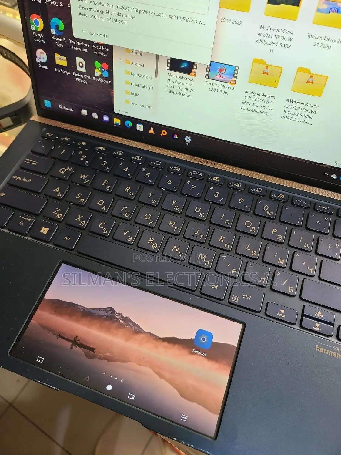 Laptop Asus Zenbook 14 UX434 16GB Intel Core I7 SSD 512GB