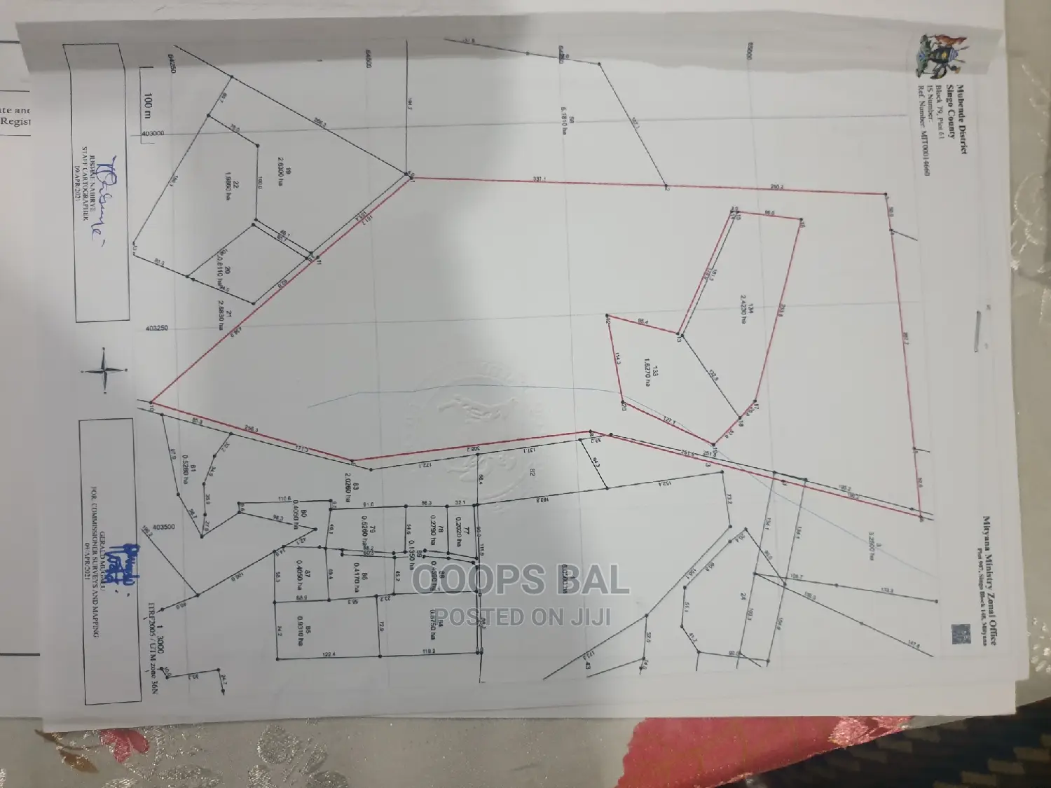 15 Acars in Single Lutete Hoima Road for Sale 20m Per Acar