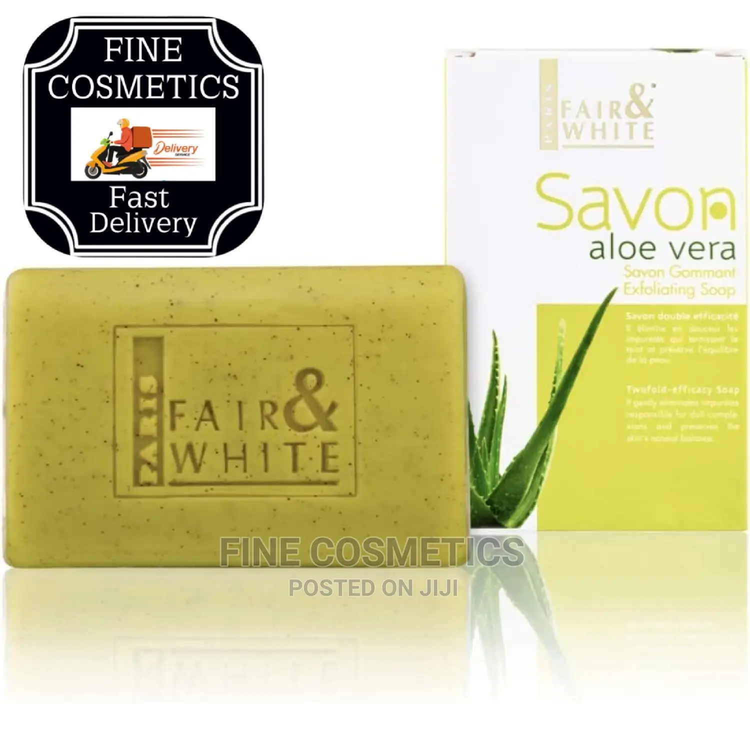 Fair and White Aloe Vera Soap Exfoliating and Repairing Soap
