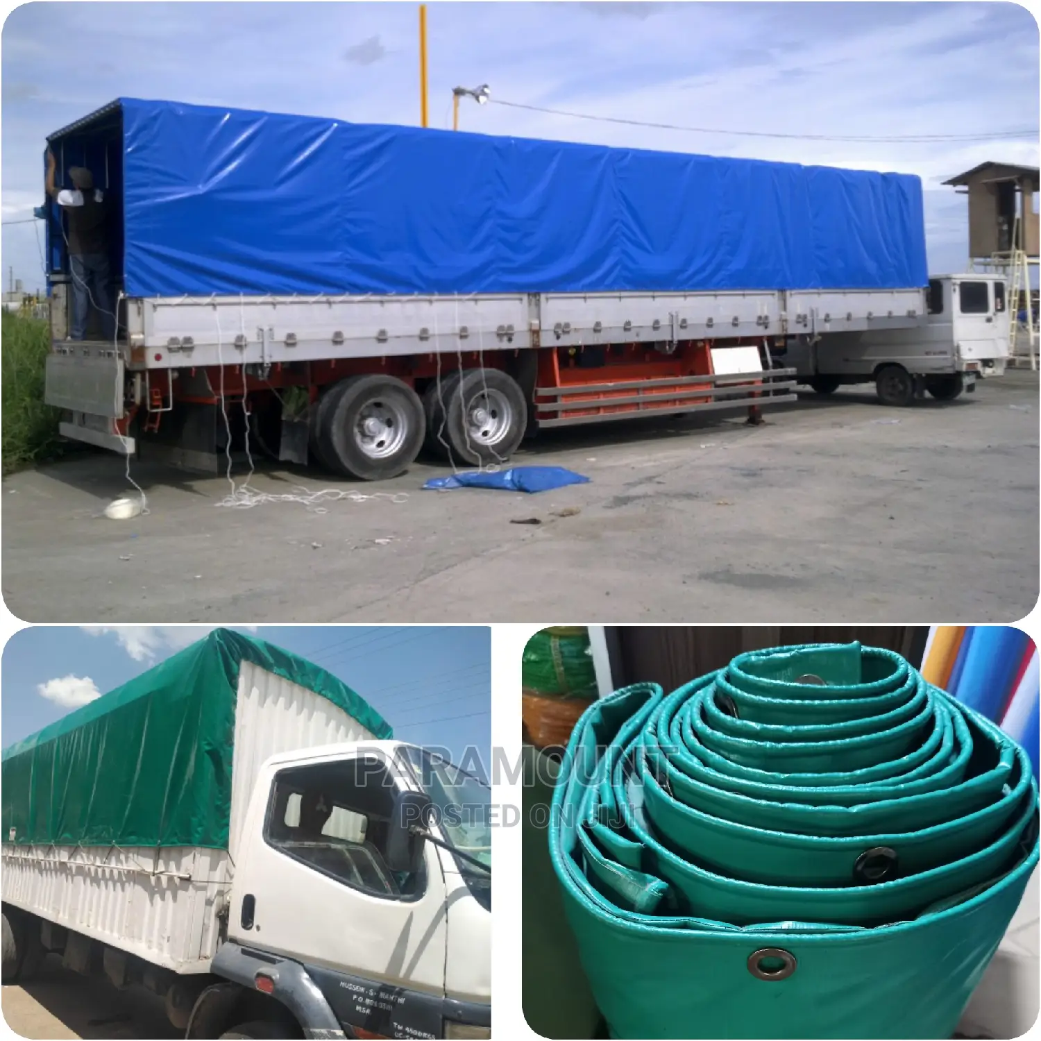 PVC Tarpaulin Lorry Cover