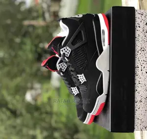 New Nike Air Jordan 4 Retro “Bred” Sneakers