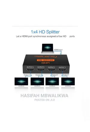 Ultra HD 4 Port HDMI Splitter
