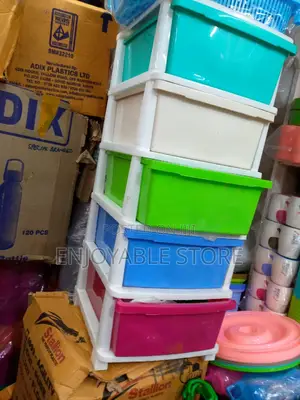 Plastic Kitchen Rack Drawer Trolley