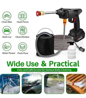 Rechargeable High Pressure Car Washer Gun