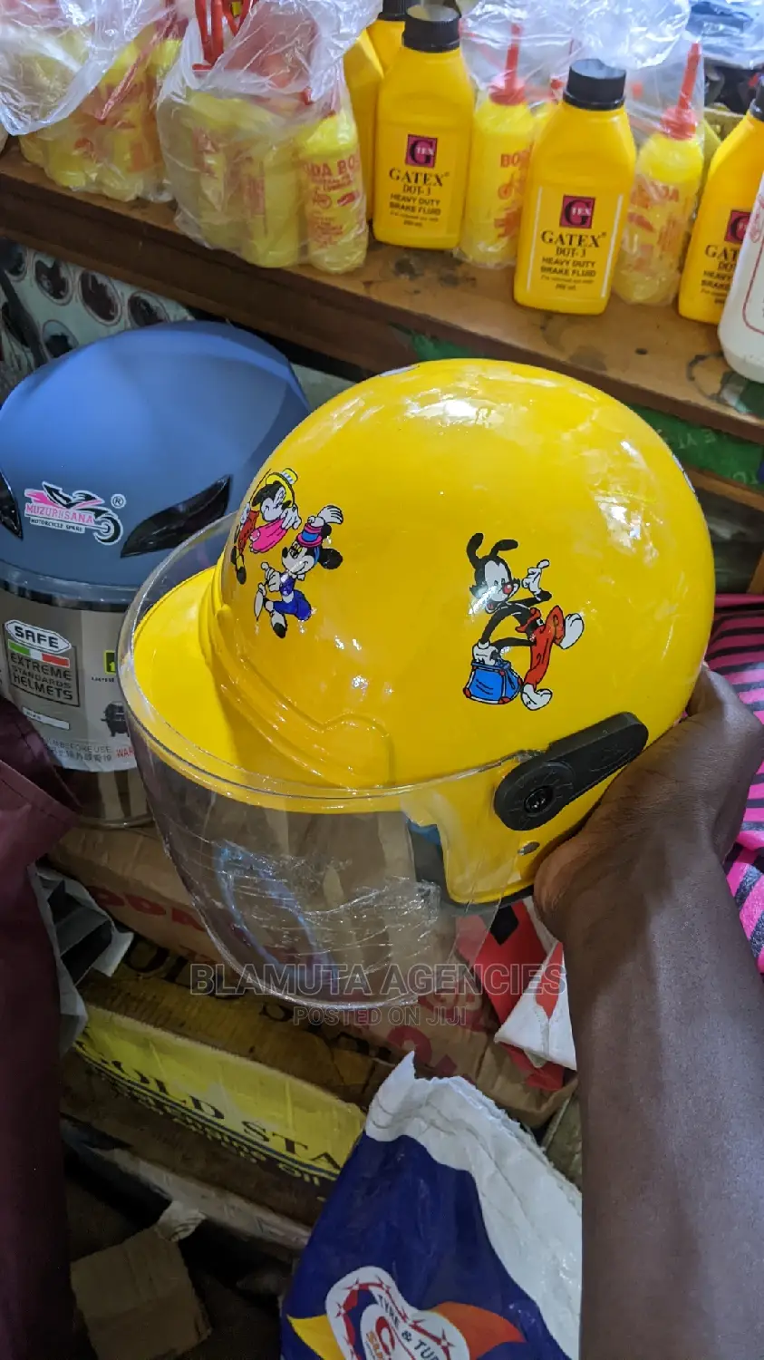 Kid's Helmet (Red And Yellow