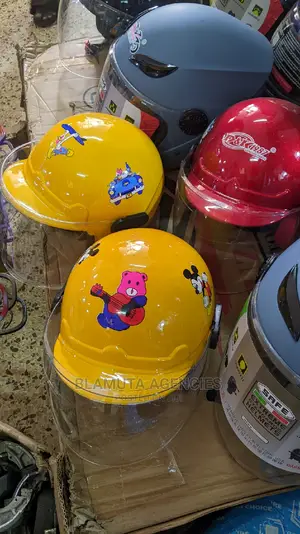 Kid's Helmet (Red And Yellow