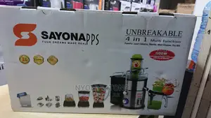 Sayona 4 In 1 Juicer,Blender,Chopper &Grinder. 1yr Warranty