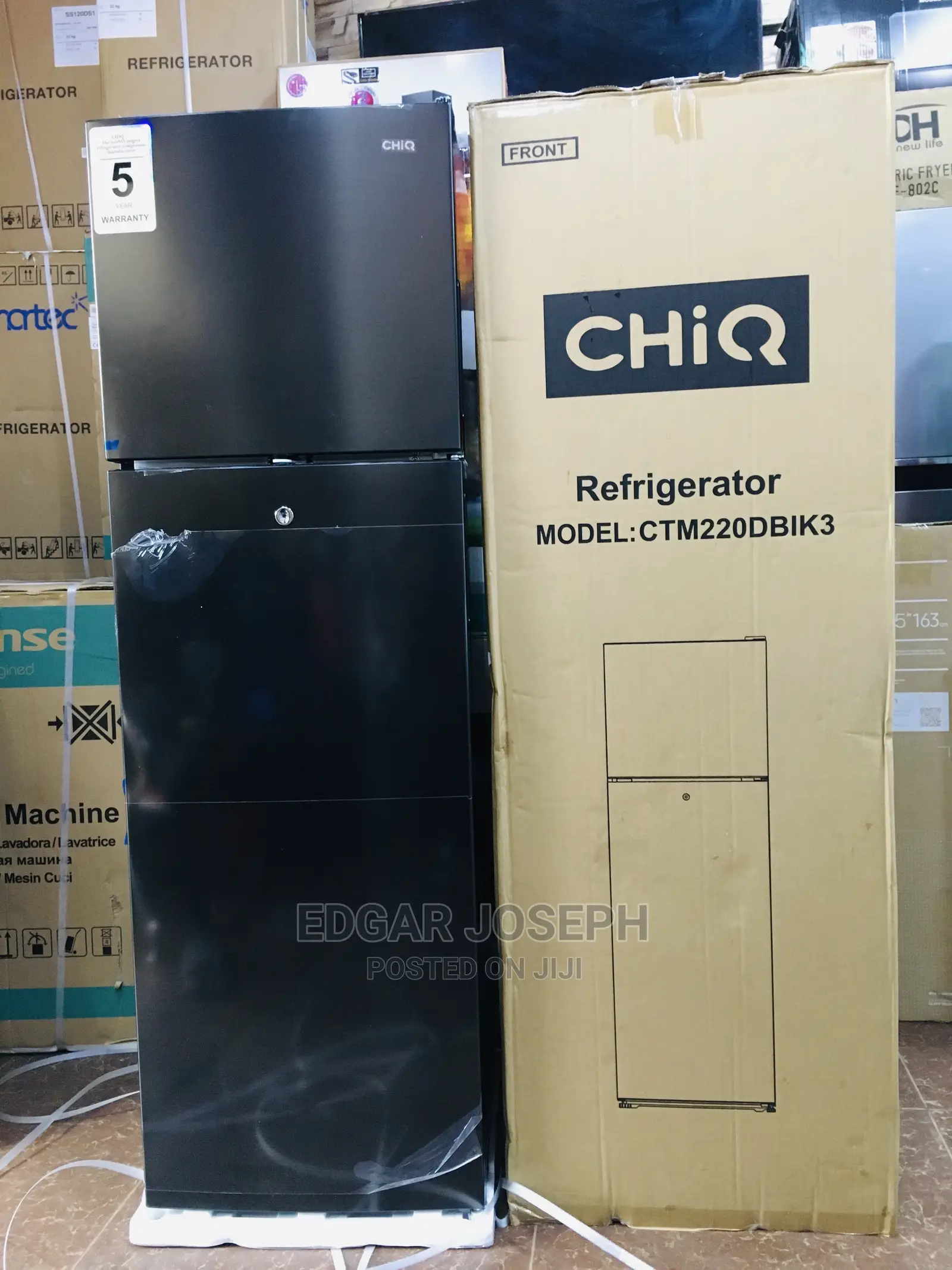 220L Chiq Brand New Refrigerator