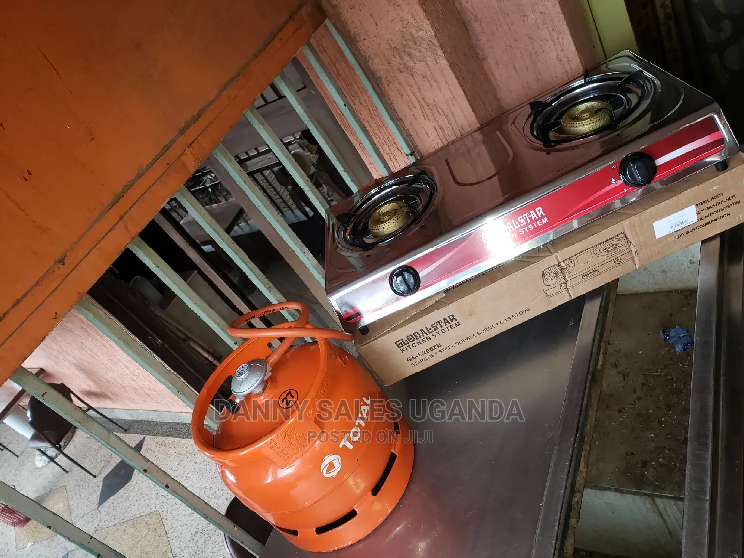 Total 6kg With Automatic Two Burner Stove.