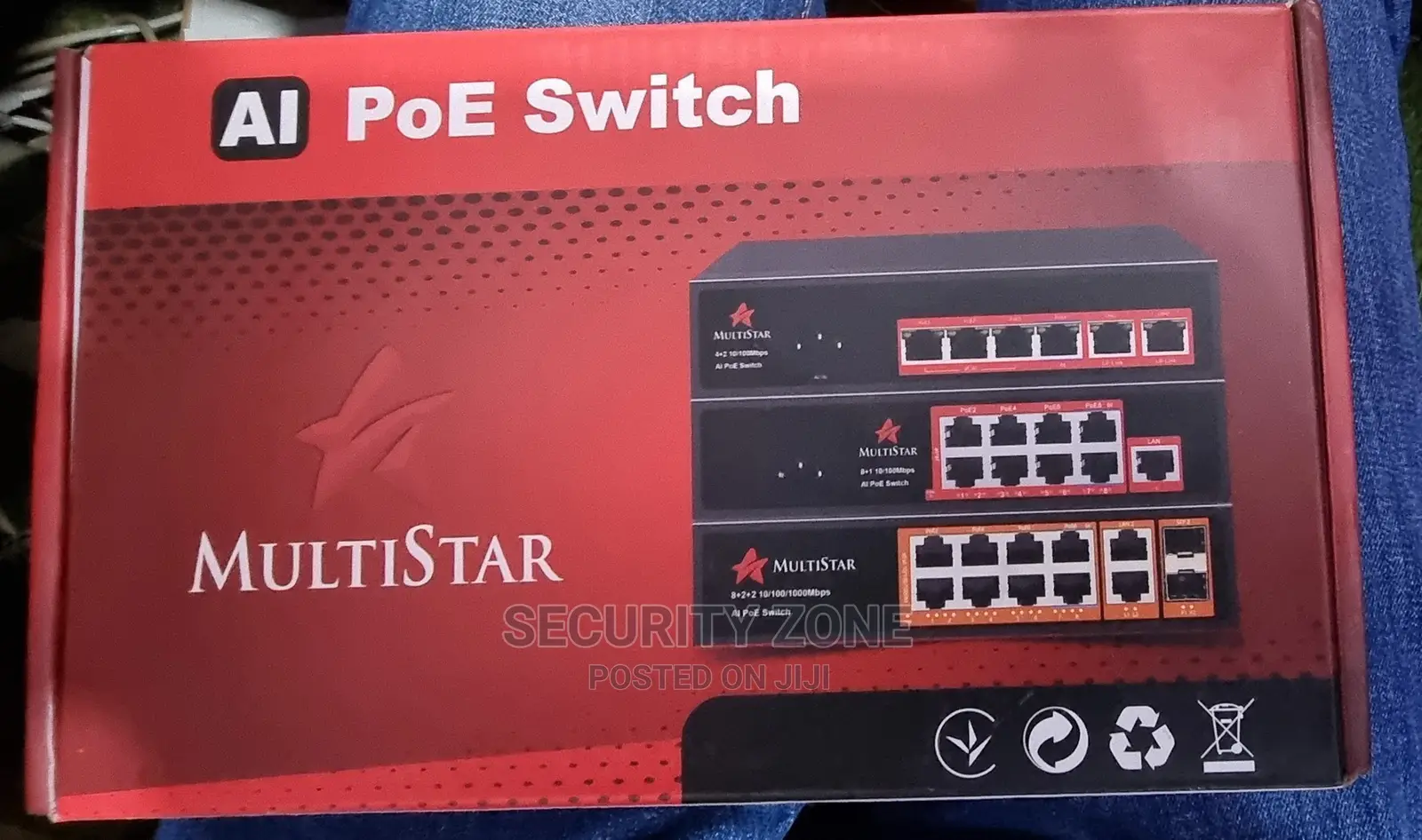 Multistar 8ch Poe Switch 10/100