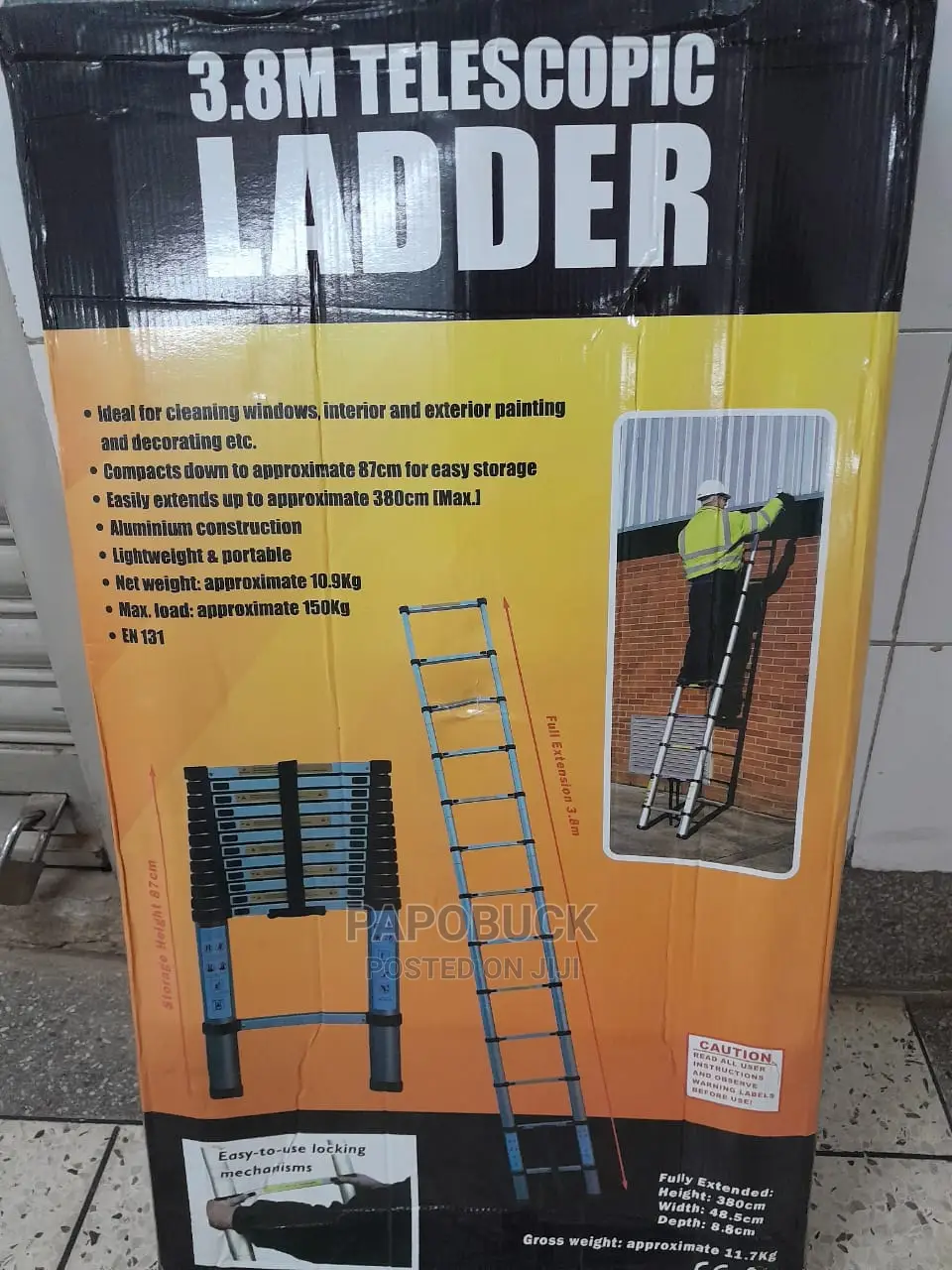 3.8m Telescopic Ladder