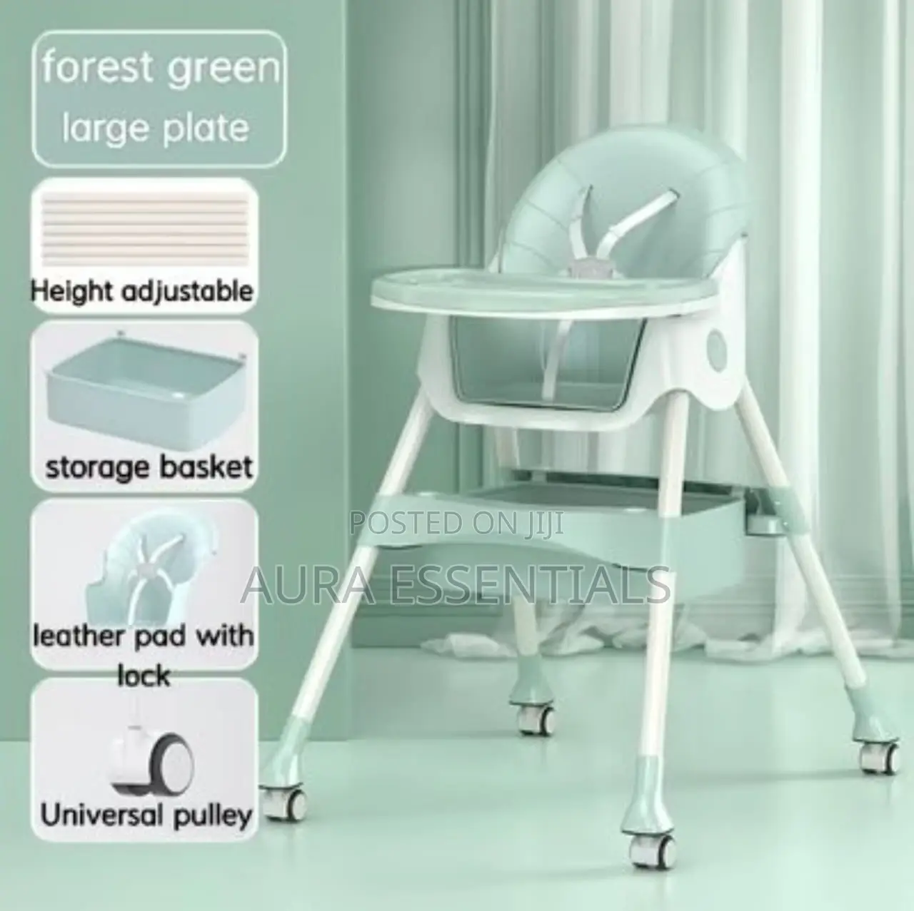 Baby Foldable High Feeding Chair