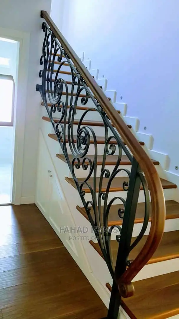 Wooden Wrought Iron Stairs
