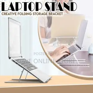 Creative Folding Storage Adjustable Laptop Tablet Stand