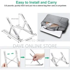 Photo - Laptop Stand Creative Folding Storage Bracket