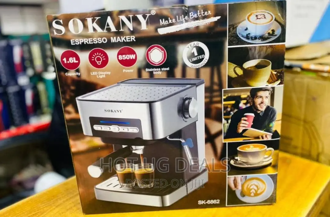 Sokany Expresso Coffee Maker 1.6l