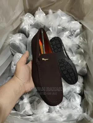Photo - Original Ferragamo Suede Moccasins