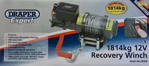 UK DRAPER Expert Heavy Duty 12V Recovery Winch 1814kg