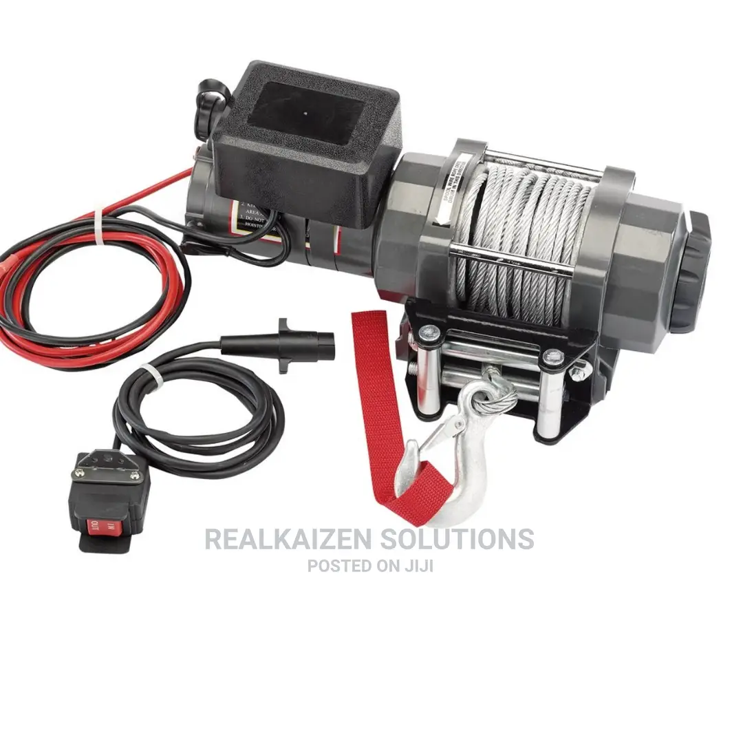 UK DRAPER Expert Heavy Duty 12V Recovery Winch 1814kg