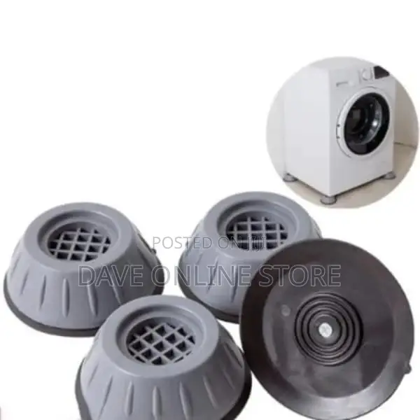 Anti-Vibration Stand Pad With Suction - 4 Pieces
