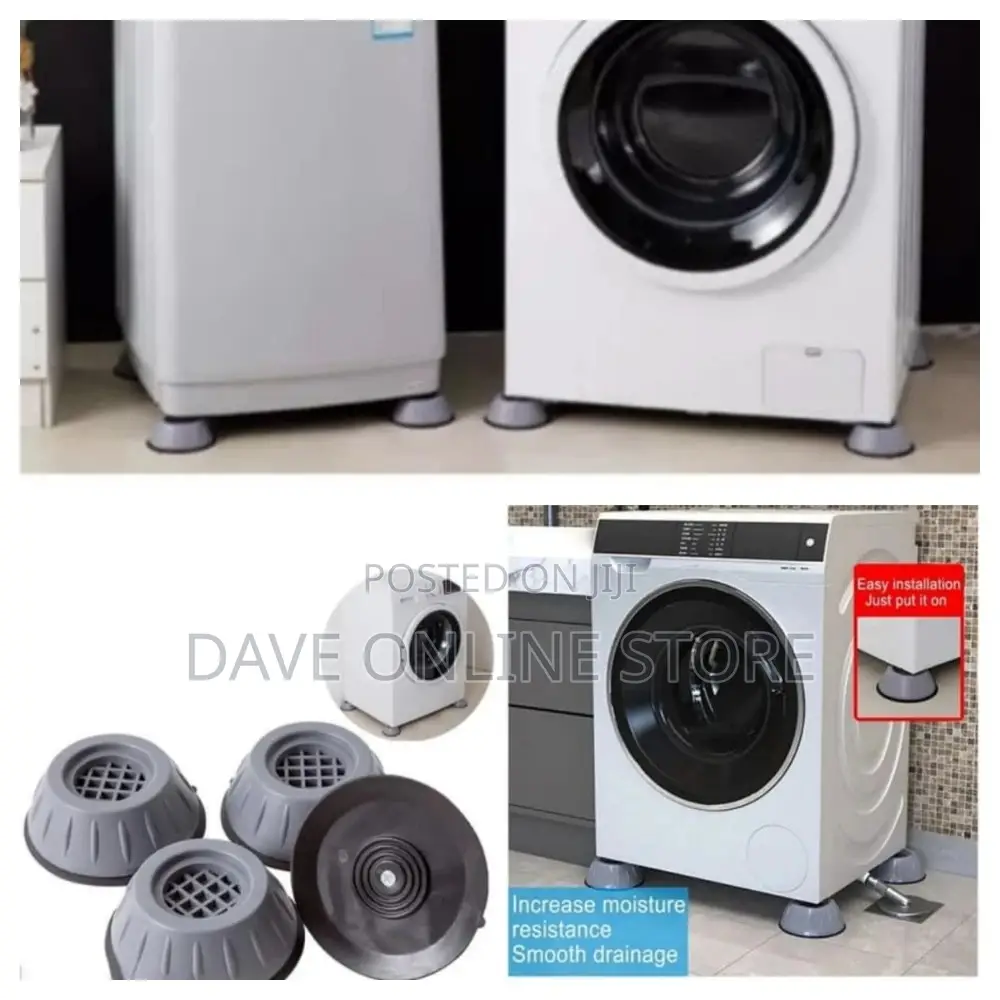 4 Pieces Washing Machine Stand Pads