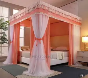 Double Layered 4 Stand Mosquito Net