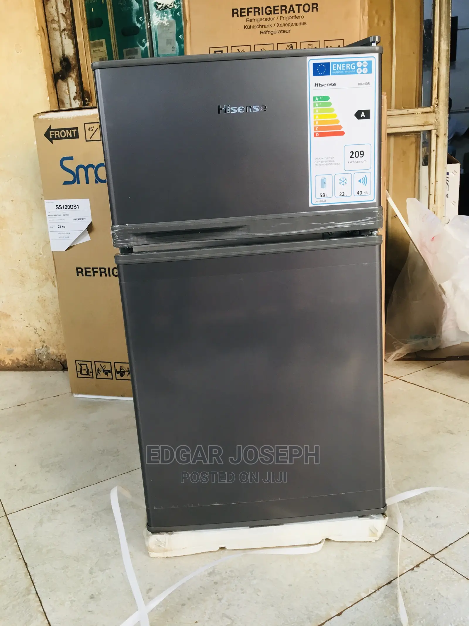 Hisense 120L Refrigerator Double Door