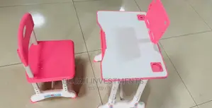 Kids Table and Chair With Tablet Holder