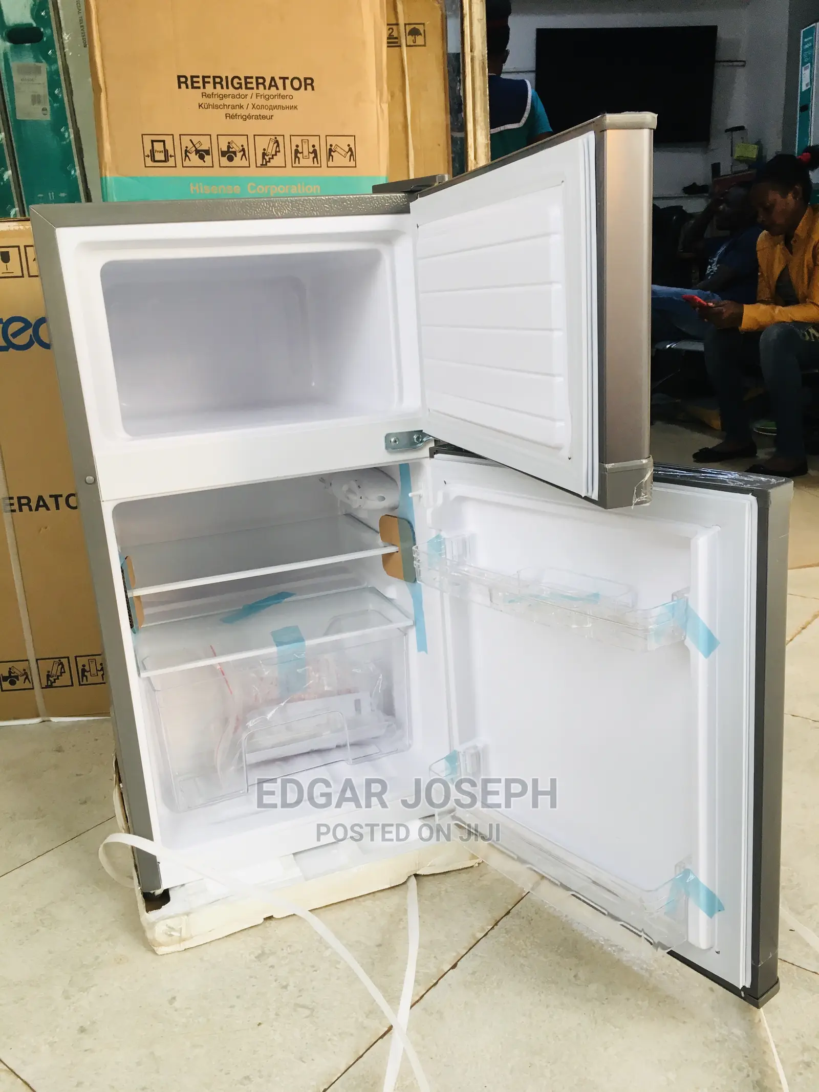 Hisense Brand New Refrigerator 120L Double Door