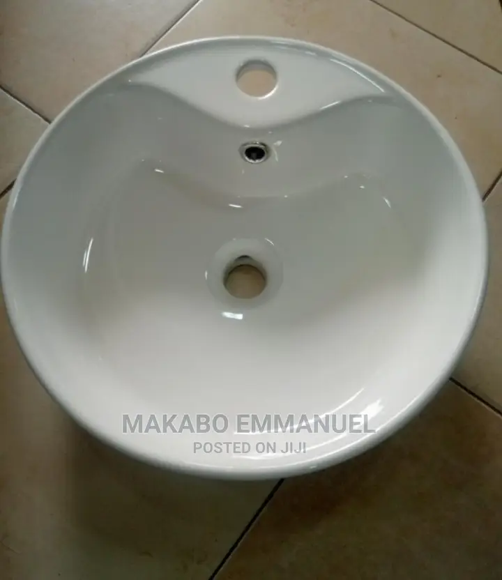 Round Work Top Hand Washing Basin