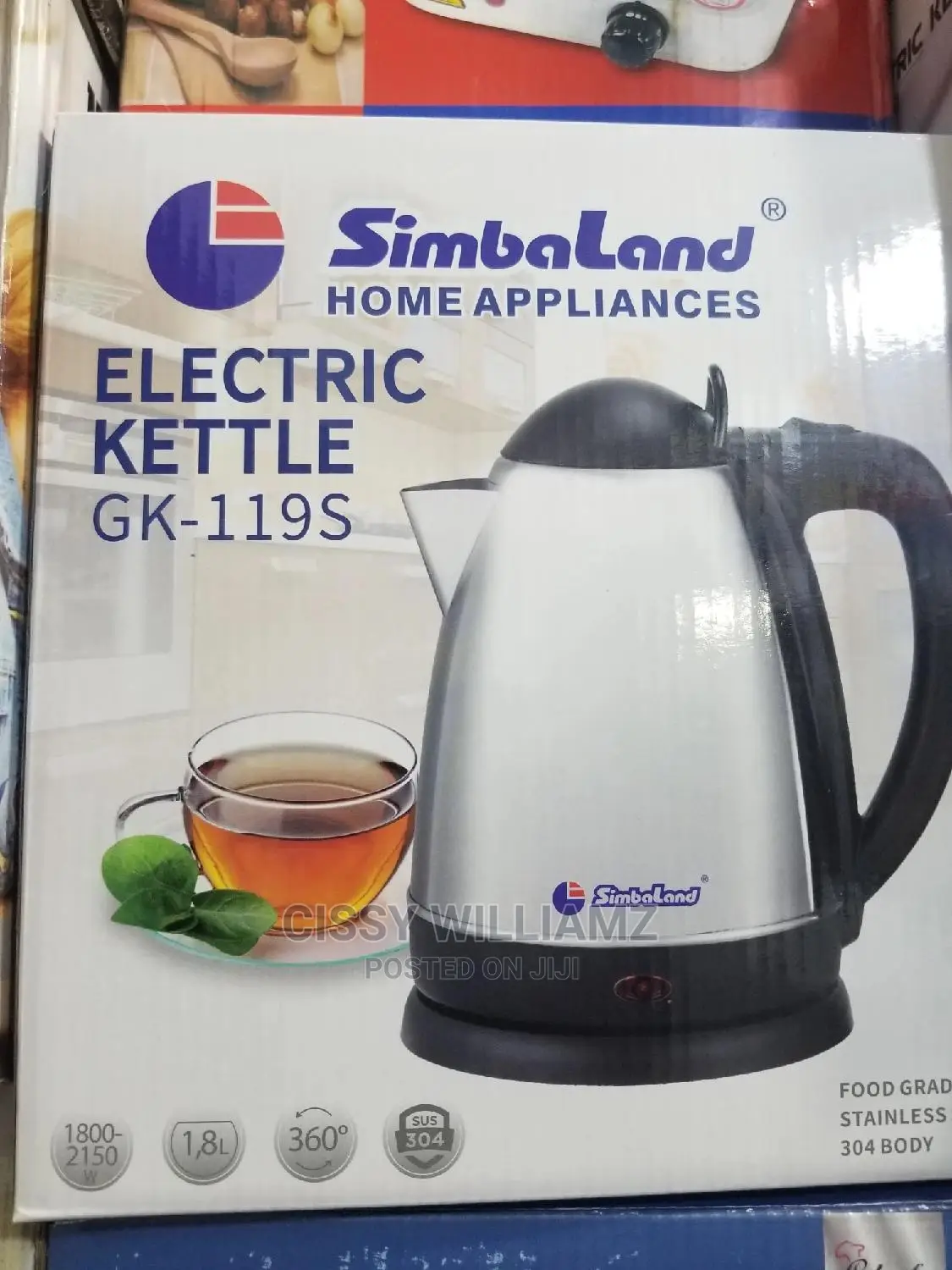 Simba Land Electric Kettle/1.8l Electric Kettle in Central Division